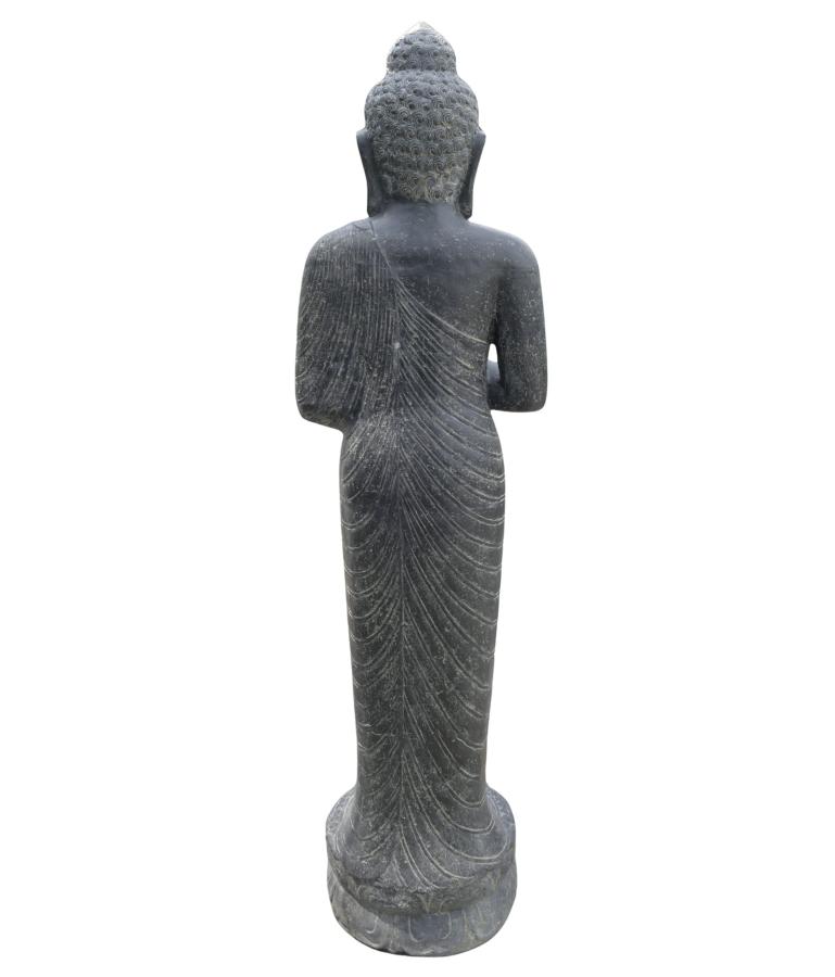 Stehender Buddha, Indien, Steinguss Höhe 158cm