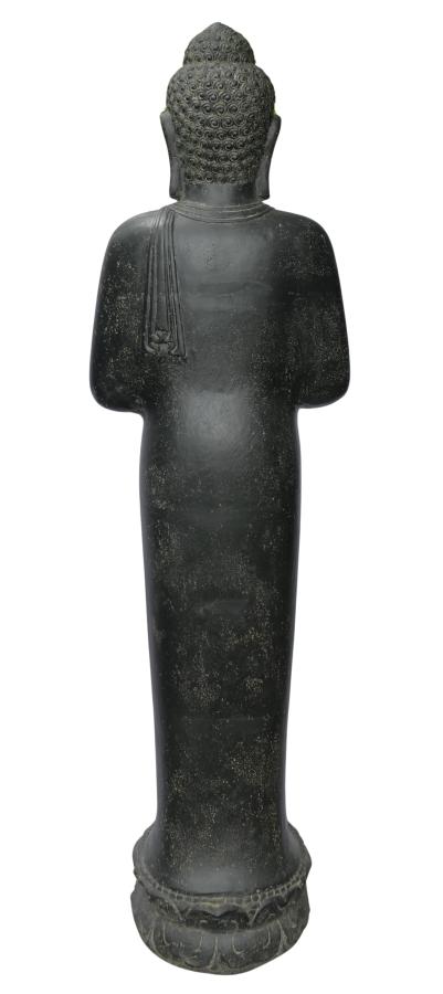 Stehender Buddha, Indien, Steinguss Höhe 192cm