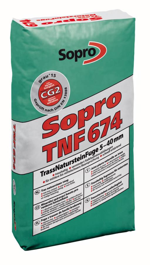 TrassNatursteinfuge "wasserundurchlässig" SOPRO - TNF