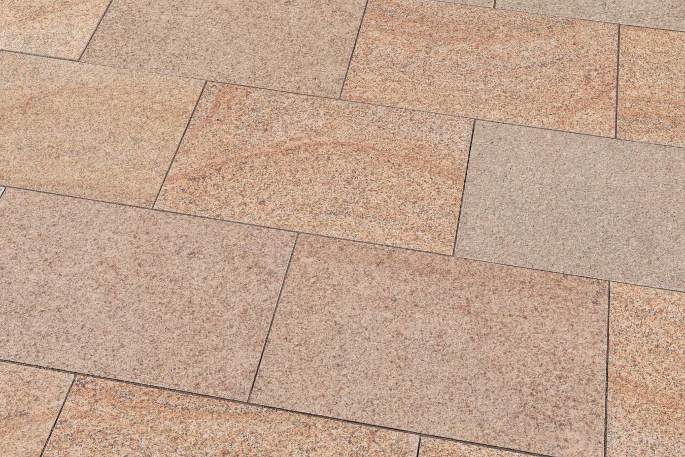 Terrassenplatten Granit "SUN Exacta" geflammt