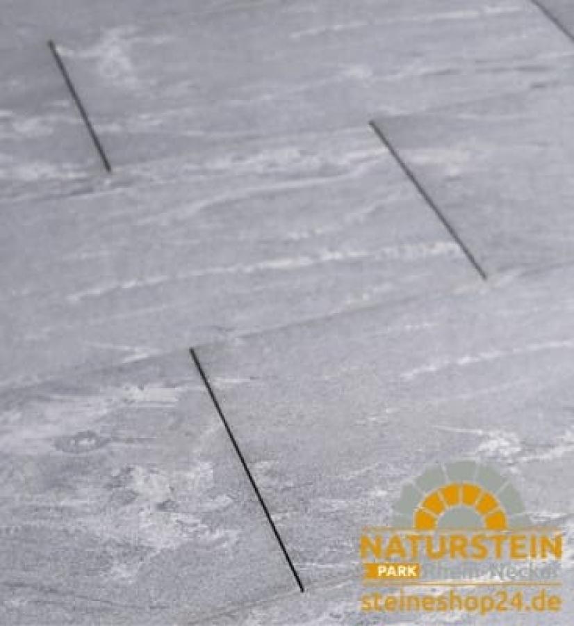 Verbundplatten Keramik AiO Emperor CLASSIC "NEGRO SANTIAGO" (anthrazit-gebändert)