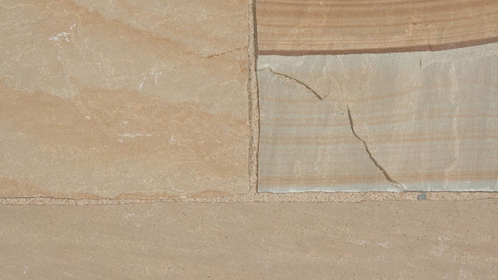 Terrassenplatten Sandstein "SAHARA" spaltrau
