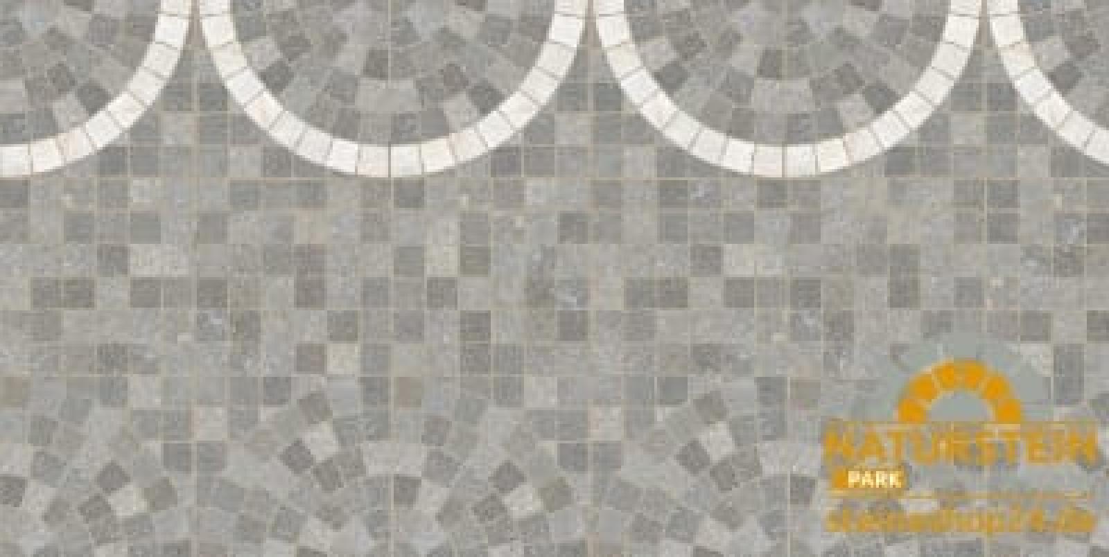 CUBETTI "VENTAGLIO PORFIDO GRIGIO" 60x60x2 cm Stonegres Keramik
