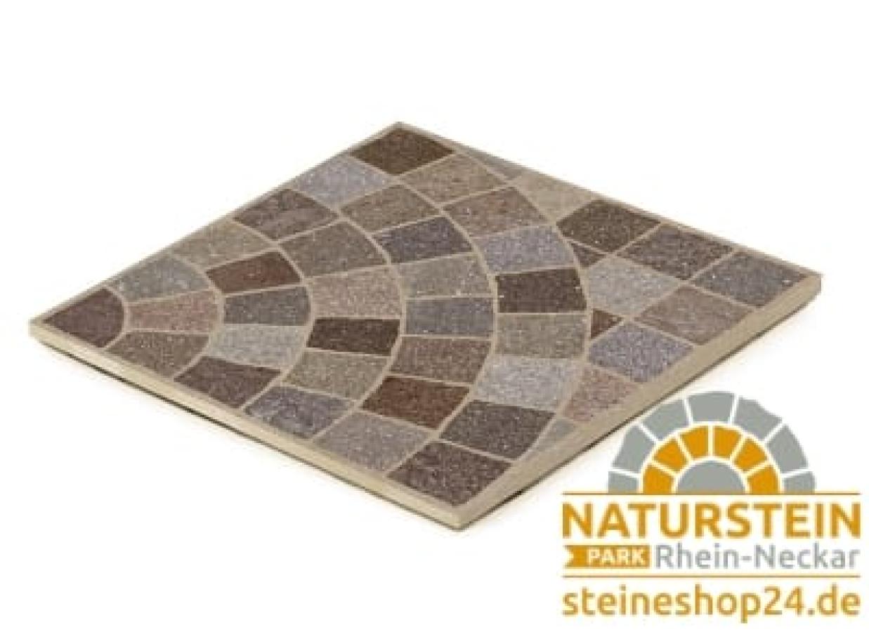 CUBETTI "VENTAGLIO MARRONE" 60x60x2 cm Stonegres Keramik