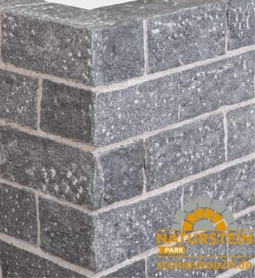 Mauersteine Granit "GALANT Rustika" (anthrazit)