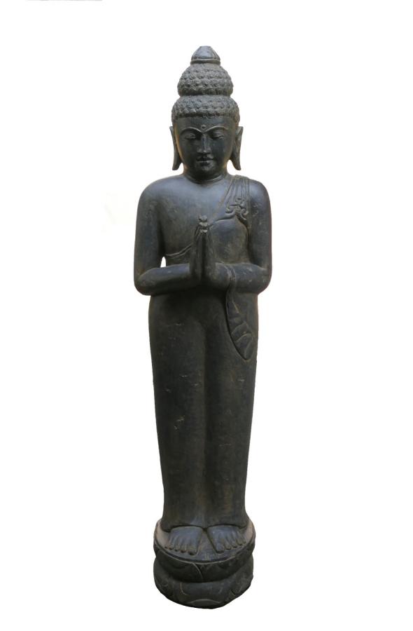 Buddha-Figur stehend - Steinmetzarbeit - Höhe 175cm