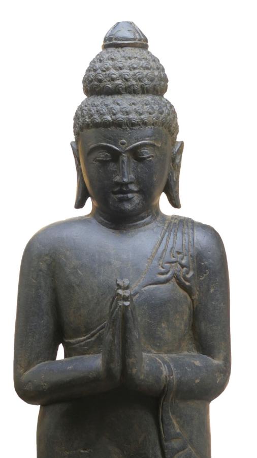 Buddha-Figur stehend - Steinmetzarbeit - Höhe 175cm