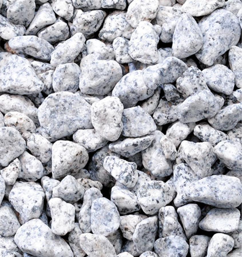 Kies Granit "ROYAL" (hellgrau)