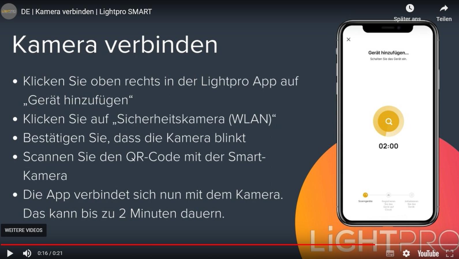 LightPro Kamera Smart (WLAN)