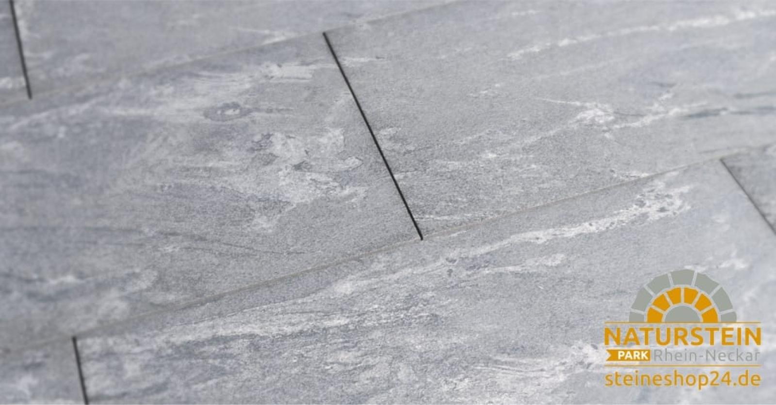 Verbundplatten Keramik AiO Emperor CLASSIC "NEGRO SANTIAGO" (anthrazit-gebändert)