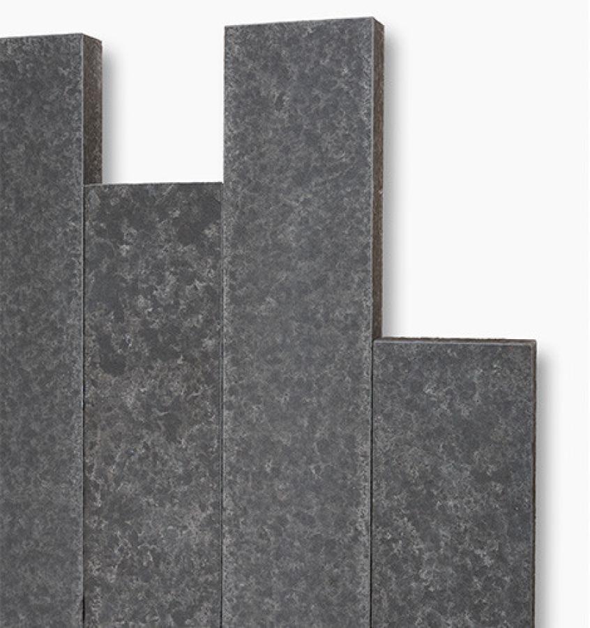 Palisaden Basalt "SANDOKAN ELEGANCE" (anthrazit-schwarz) satiniert