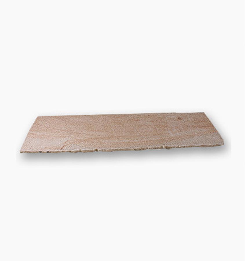 Polygonalplatten/kleine Rohtafel Granit "SUN" (rot-gelb-grau) -geflammt- ca. 200x60x3 cm
