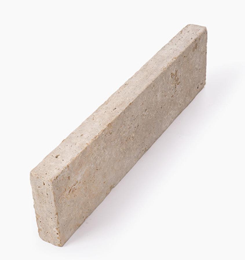 Rasenkanten Travertin "ARAGON" (braun-beige) -antik-
