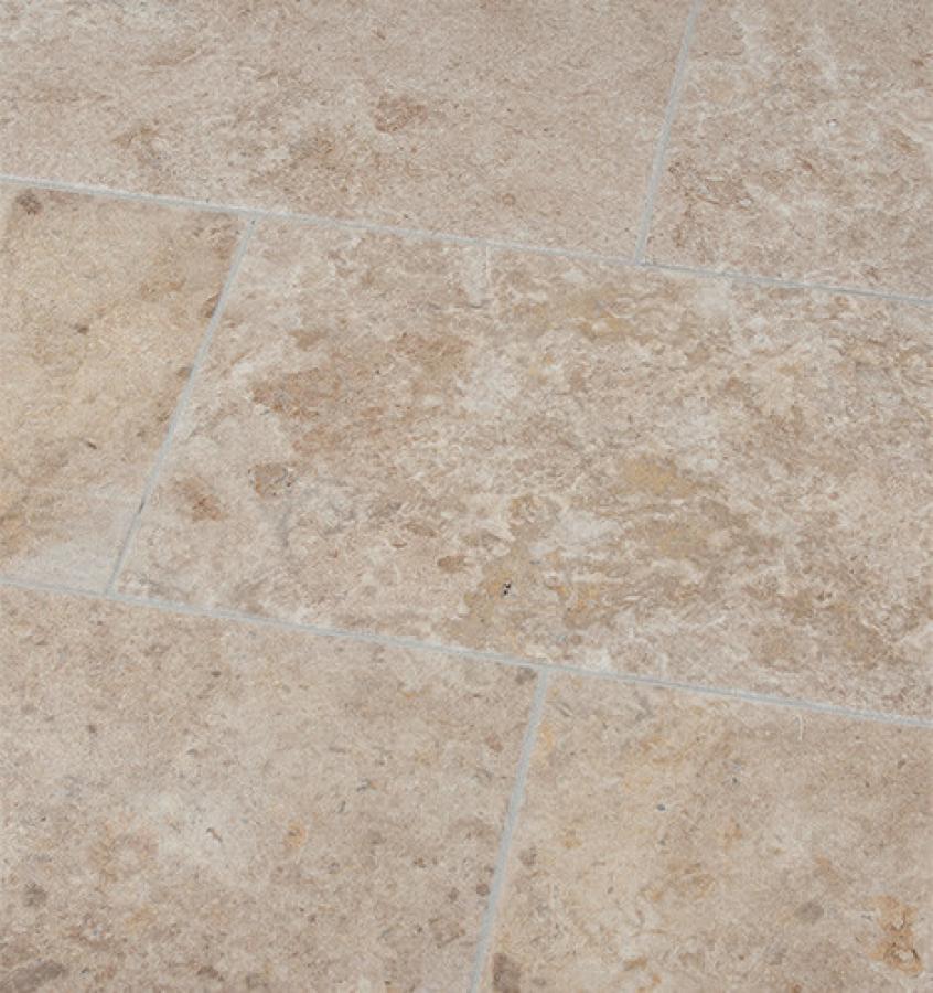Terrassenplatten Travertin "ARAGON" (braun-beige) -antik-