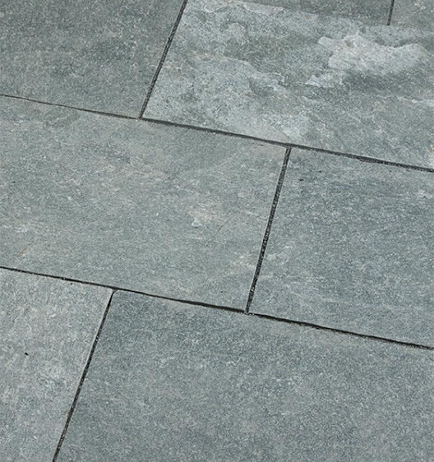 Terrassenplatten Silikatmarmor "HELLAS" (grau-grün)