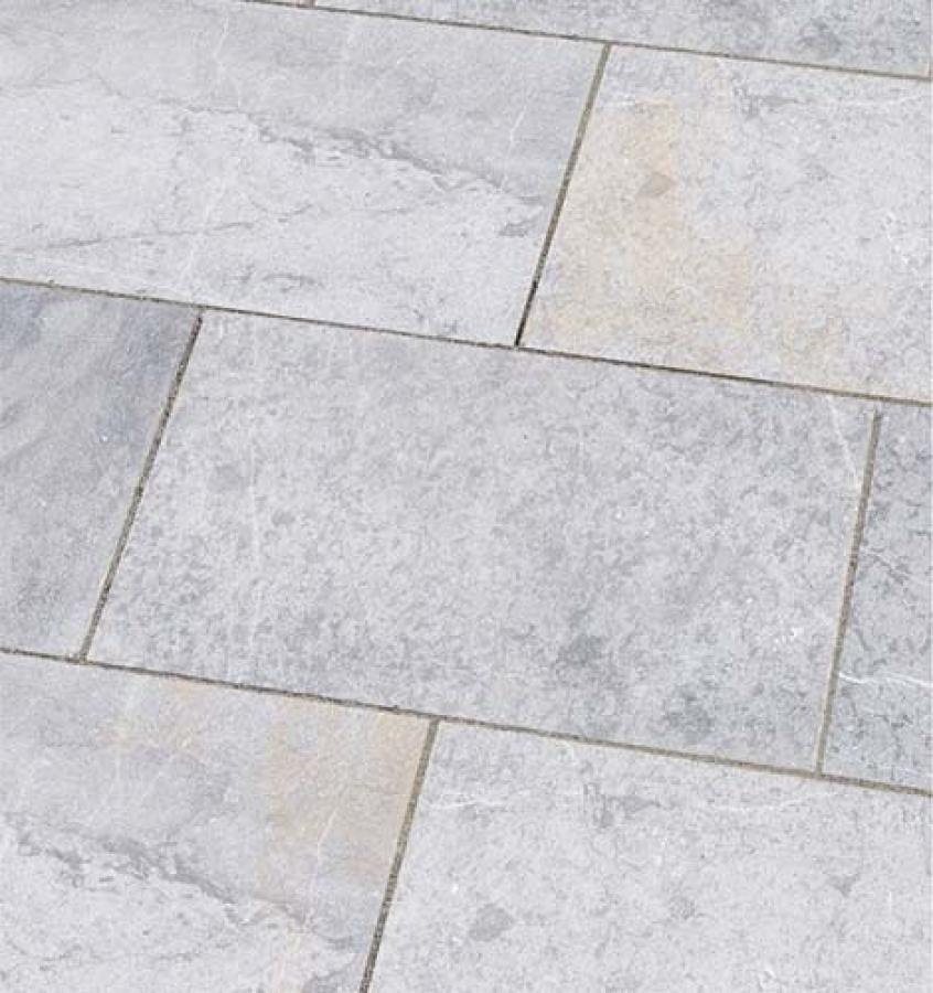 Terrassenplatten Kalkstein "POLARIS" (blaugrau)