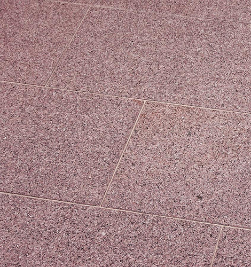 Terrassenplatten Granit "RUBY RED" (rot) -satiniert-