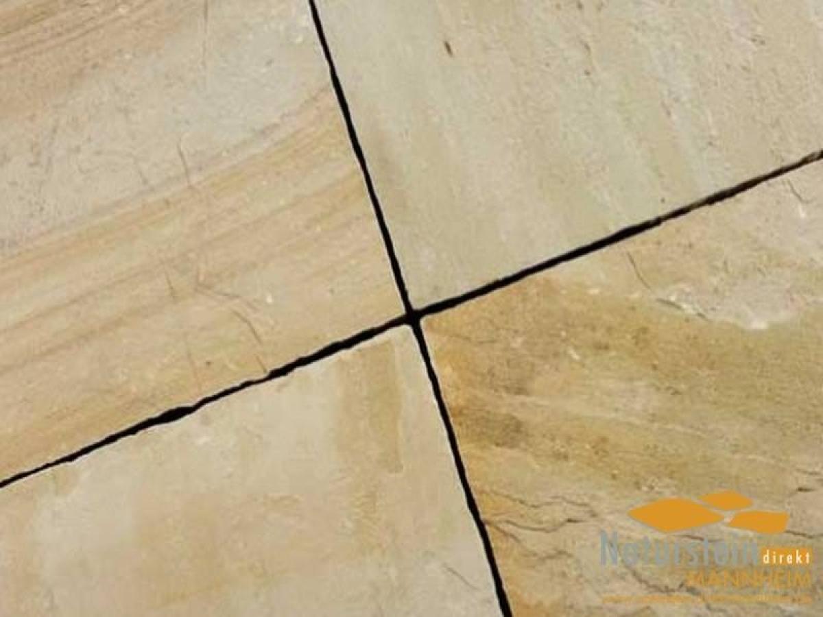 Terrassenplatten Sandstein "LEMON/MINT" spaltrau