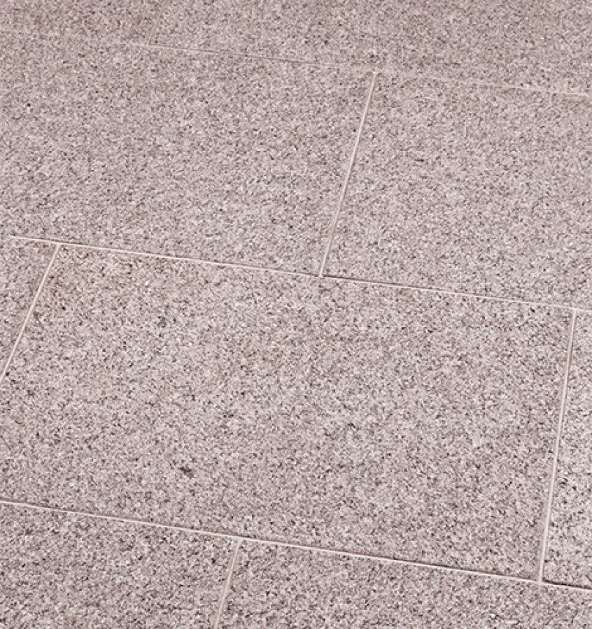 Terrassenplatten Granit "SCARLET" (rot-grau) -geflammt-