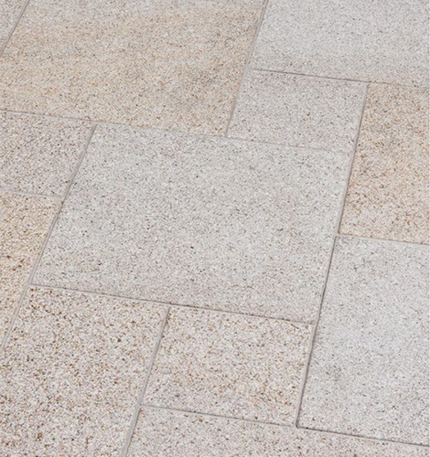 Terrassenplatten Granit "SUN" gestockt