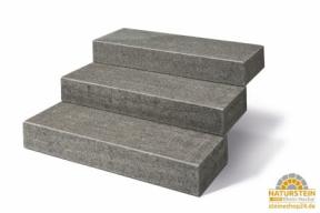 Preview: Blockstufen Gabbro "VULANTIS" (anthrazit-schwarz)