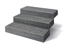 Preview: Blockstufen Gabbro "VULANTIS" (anthrazit-schwarz)