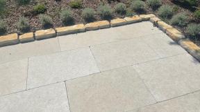 Preview: Terrassenplatten Kalkstein "CÄSAR" (creme-beige) -antik-