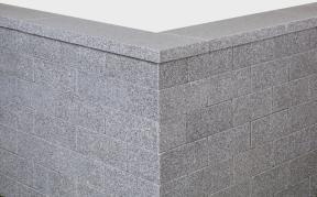 Preview: Mauersteine Granit "GALANT Elegance" (anthrazit) -geflammt-