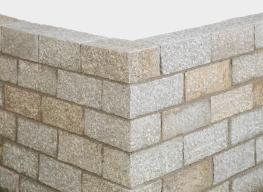 Preview: Mauersteine Granit "SUN Rustika" (gelb-grau)