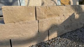 Preview: Mauersteine Kalkstein "CÄSAR" (beige-creme-braun)