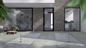 Preview: MUSEO "PIERRE BLUE GREY" L´Altra Pietra Keramik