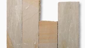 Preview: Palisaden Sandstein "SAHARA" (beige-sand-grau-braun)
