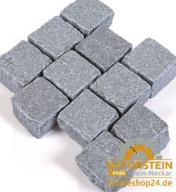 Preview: Pflastersteine Kalkstein "MADRAS BLUE" (grau-blau) 10x10x7-9cm