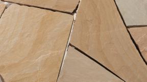 Preview: Polygonalplatten Sandstein "SAHARA" (beige-sand-grau-baun) ca. 2,5 cm Stärke