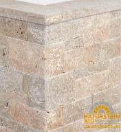 Preview: Schlossmauersteine Travertin "ARAGON" (braun-beige) -antik-
