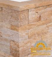Preview: Schlossmauersteine Travertin "DORATO" (gold-gelb-beige)