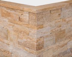 Preview: Schlossmauersteine Travertin "DORATO" (gold-gelb-beige)