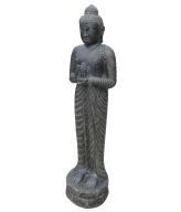 Preview: Stehender Buddha, Indien, Steinguss Höhe 158cm