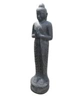 Preview: Stehender Buddha, Indien, Steinguss Höhe 158cm