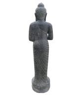 Preview: Stehender Buddha, Indien, Steinguss Höhe 158cm