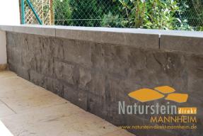 Preview: Klostermauersteine Basalt "SANDOKAN Elegance" (anthrazit-schwarz) 15x20x40cm