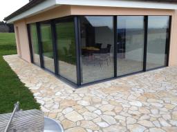 Preview: Polygonalplatten Kalkstein "Dalmacija" (creme/beige/gelb) ca. 3 cm Stärke