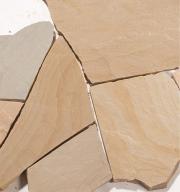Preview: Polygonalplatten Sandstein "SAHARA" (beige-sand-grau-baun) ca. 2,5 cm Stärke