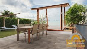 Preview: Aio Keramik Platten Emperor Country "Walnut" 80x40x2+4 cm