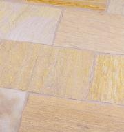 Preview: Terrassenplatten Quarzit "GIALLO" (gelb-gemischt)