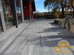 Preview: Terrassenplatten Gneis "BIANKA" (silbergrau-liniert)