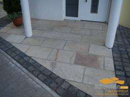 Preview: Terrassenplatten Sandstein "LEMON/MINT" spaltrau